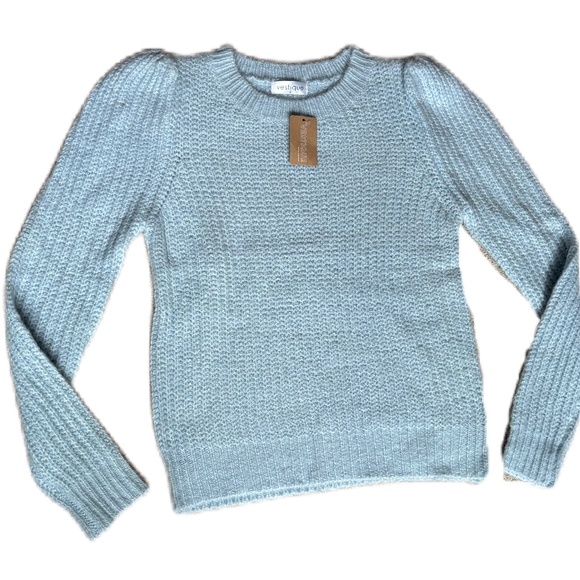 Vestique Cornelia Street Sweater long sleeve light blue Small - Picture 1 of 9